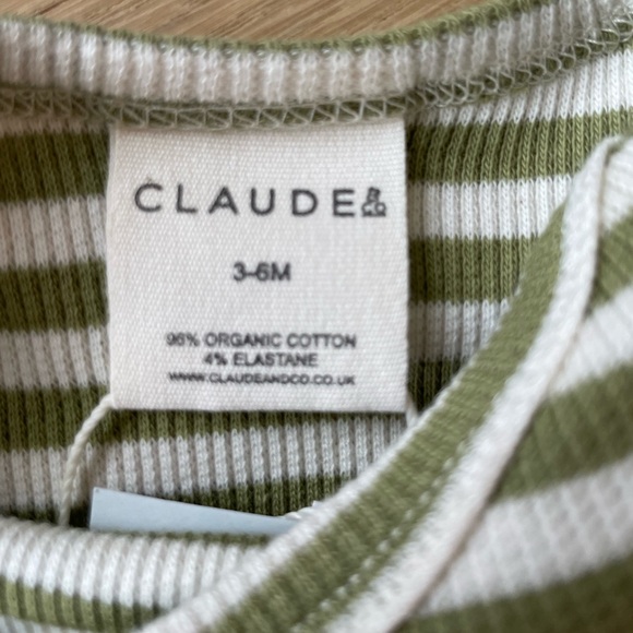 Milking It Striped Baby Outfit - Picture 4 of 7